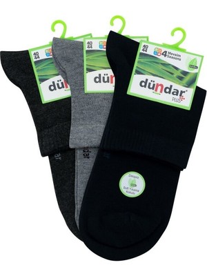 Dündar Plus Erkek 6’lı Bambu Konç Patik Çorap Seti - Dikişsiz Asorti