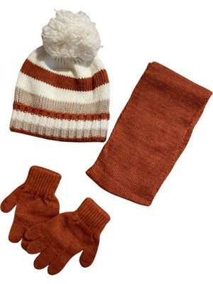 Linotti Çocuk Atkı Bere Eldiven Takımı 2-6 Yaş