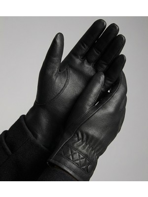 Bispot Deri Kışlık Eldiven – Su Geçirmez, Dokunmatik Ekran Uyumlu