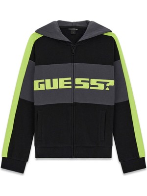 Guess Bg Store Erkek Çocuk Siyah Eşofman Üstü