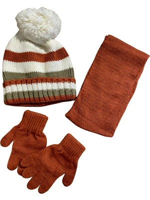 Linotti Çocuk Atkı Bere Eldiven Takımı 2-6 Yaş