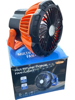 Kenko Çok Fonksiyonlu Hava Fan + LED Işık Lamba Kamp Işığı