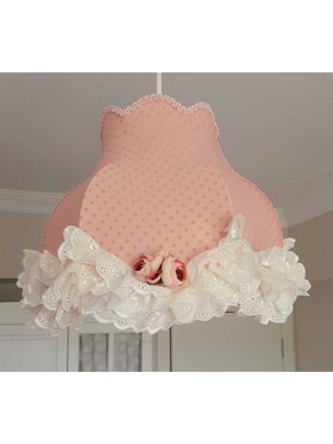 Lulu Avizem Sarkıt Avize Çiçekli Pembe