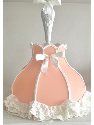 Lulu Avizem Luluavizem Patentli Somon Ponpon Detay Elde Yıkanabilir Başlık Bebek Çocuk Genç Odası Avize Aksesuar