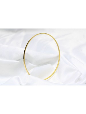 Kızılay Kuyumcusu 5 gr (Gram) Oluklu Ajda Bilezik Işçiliksiz Yatırımlık 22 Ayar Altın