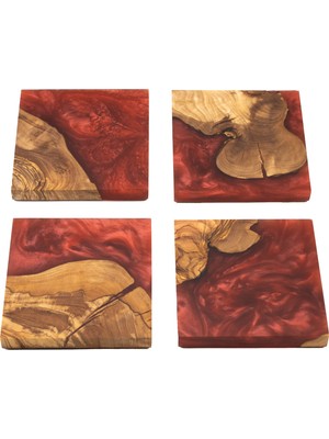 Kaynock Epoksi Bardak Altlığı Seti