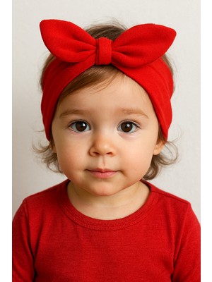 Eray Kids Kız Çocuk Fiyonklu Ribana Günlük Bandana 3'lü Takım (1-5 Yaş)