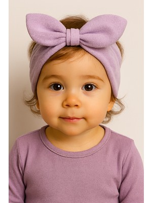Eray Kids Kız Çocuk Fiyonklu Ribana Günlük Bandana 3'lü Takım (1-5 Yaş)