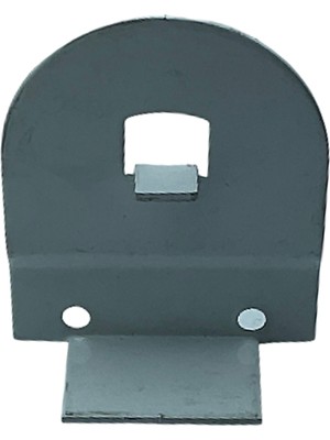 MorPerde 32'lik Stor ve Projeksiyon Yaylı Perde Kare Pimli Beyaz Metal Ayak