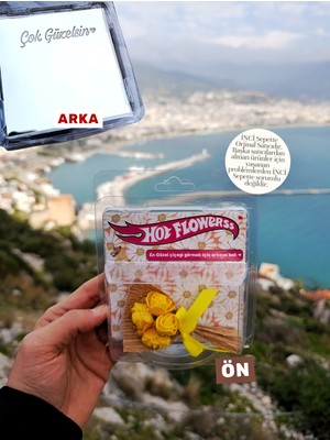 İnci Sepette Seni Seviyorum Yazılı Mini Buketi Aynalı Hot Flowerss