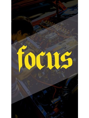 Focus 10X5CM Folyo Kesim Etiket Araba-Motor-Kask-Laptop Hologram Seçenekli Sticker Etiketi Fokus
