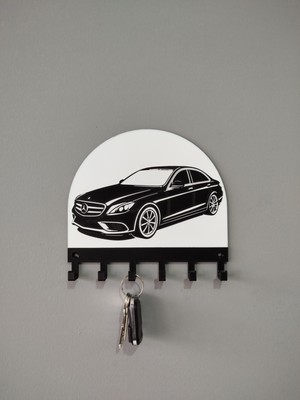 Mercedes Desenli Anahtar Askılık