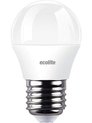 Ecolite 4,8W LED Classıc G45 Ampul 220V Opal Cam 470 Lümen 15.000 Saat Ömür 6500K