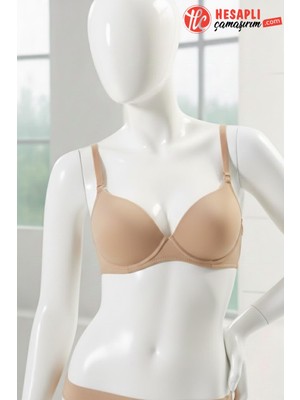 Le Jardin Kadın Mikro Kumaş Desteksiz Kaplı Balenli Kulaklı Kutulu Tek Sütyen