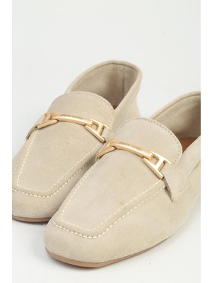 Benetton Pierre Cardin Kadın Bej Loafer PC-55703