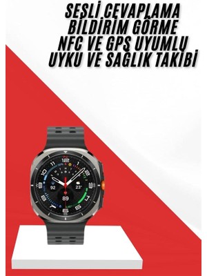 Indispensablely Akıllı Saat Müzik Dinleme Nabız Ölçer Nfc ve Gps Uyumlu Sesli Asistan