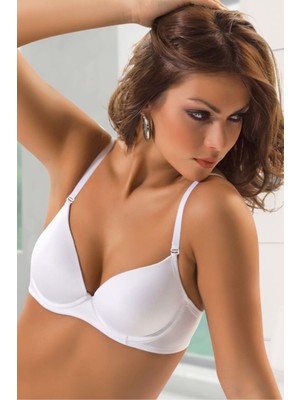 Le Jardin Kadın Mikro Kumaş Desteksiz Kaplı Balenli Kulaklı Kutulu Tek Sütyen