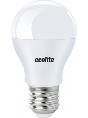 Ecolite 9W LED Dımmable  Classıc A60 Ampul 220V  Opal Cam 15.000 Saat Ömür 3000K