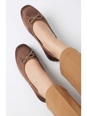 Nmoda Kadın Saten Babet Taş Detaylı Şık Günlük ve Özel Gün Ayakkabısı Ortopedik Hafif 👠✨