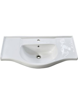  bozvit gordion 100 cm konsollu lavabo beyaz - 6001
