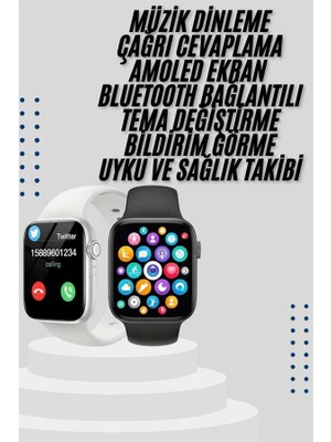 Indispensablely Akıllı Saat Yeni Nesil Android ve Ios Uyumlu Titreşim Modlu Alarm Kronometre