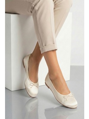 Nmoda Kadın Saten Babet Taş Detaylı Şık Günlük ve Özel Gün Ayakkabısı Ortopedik Hafif 👠✨