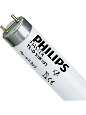 Philips 58W 5240LM 3500K G13 T8 Floresan Ampul 1 Kutu