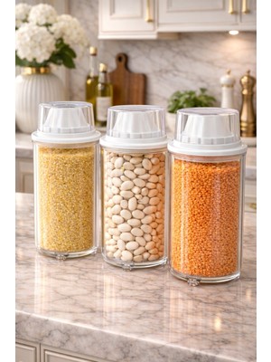 Brillant Decorev  3lü Erzak Saklama  Kabı  BR-6818 1300 ml