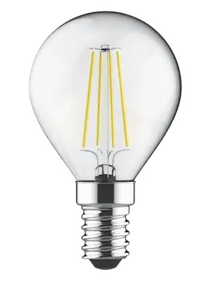 Ecolite 4W LED Fılament G45 Ampul 220V Şeffaf Cam 470 Lümen 15.000 Saat Ömür 2700K