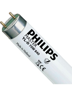 Philips 70W 6200LM 4000K G13 T8  Floresan Ampul 25 Adet