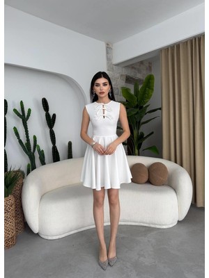 Drgy Perp Fiyonk Detaylı Elbise