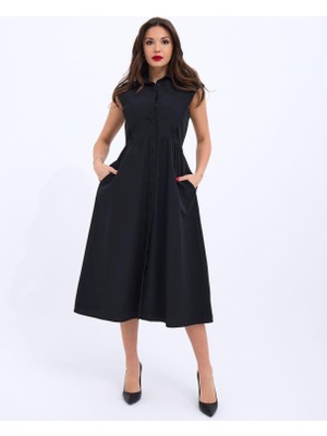 Drgy 6338 Elbise-Siyah