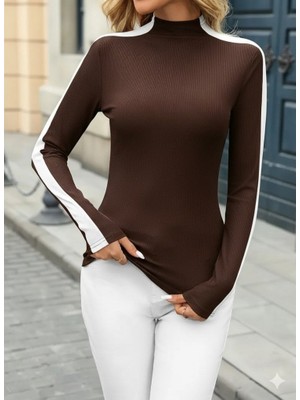 Drgy Kadın Uzun Kollu Balıkçı Yaka Kaşkorse Bluz