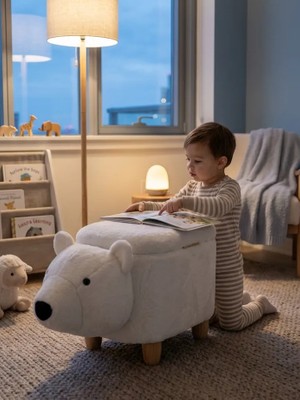 Zooturak Kutup Ayısı Sandıklı Puf Modelleri