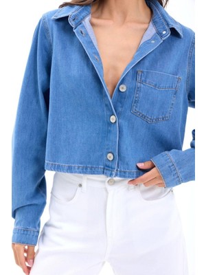 Drgy 7367 Kot Gömlek-Mavi