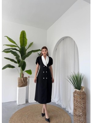 Drgy Reta Düğme Detaylı Elbise