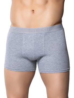 Gümüş 4018 3'lü Erkek Likralı Boxer