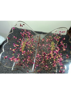 Novavita Büyük Boy Kuranı Kerim Rahlesi Özel Tasarım Altın Varaklı Çiçekli Epoksi