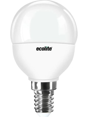 Ecolite 4,8W E14 Duy LED Classıc G45 Ampul 220V Opal Cam 470 Lümen 15.000 Saat Ömür 3000K