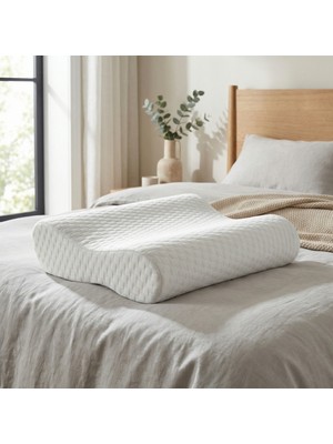 Mr. Sleep G/d Home Riposo Visco Boyun Yastığı 42X52 cm – Çift Taraflı Ortopedik Yastık