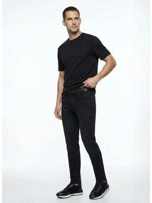 Fabrika Normal Bel Normal Paça Slim Fit Antrasit Erkek Denim Pantolon F6SM-PNT 2804