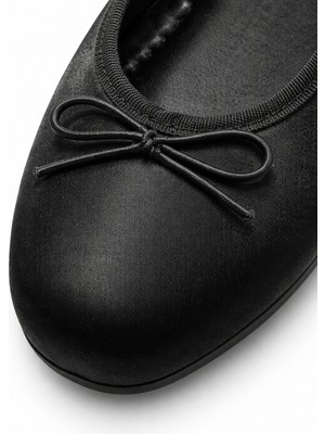 Nmoda Kadın Saten Babet Taş Detaylı Şık Günlük ve Özel Gün Ayakkabısı Ortopedik Hafif 👠✨