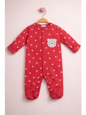 Baby Fou Kendinden Eldivenli Bebek Tulum