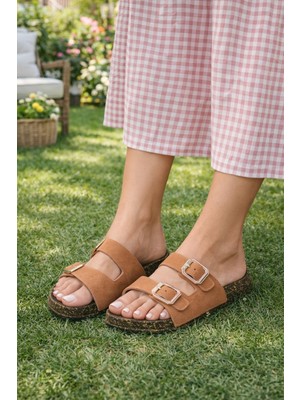 ModaOnn Kadın Çift Tokalı Terlik – Hafif ve Rahat