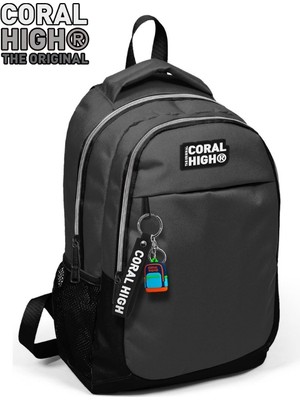 Coral High Üç Bölmeli Okul ve Günlük Kullanım Sırt Çantası