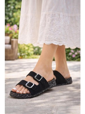 ModaOnn Kadın Çift Tokalı Terlik – Hafif ve Rahat