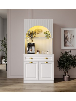 Guneystore Armoni Gold Mini Kahve Köşesi Komple Mdf