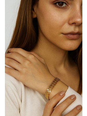 Girift Vintage Yior Gold Zincir Bileklik