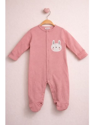 Baby Fou Kendinden Eldivenli Bebek Tulum