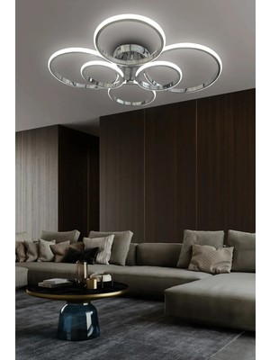 G-Light 6 ' Lı Yuvarlak Plafonyer LED Avize